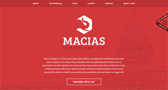 Desktop Screenshot of maciasstrategies.com